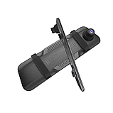 Відеореєстратор дзеркало заднього виду L1056 2 камери 10'' touch AHD, фото 5