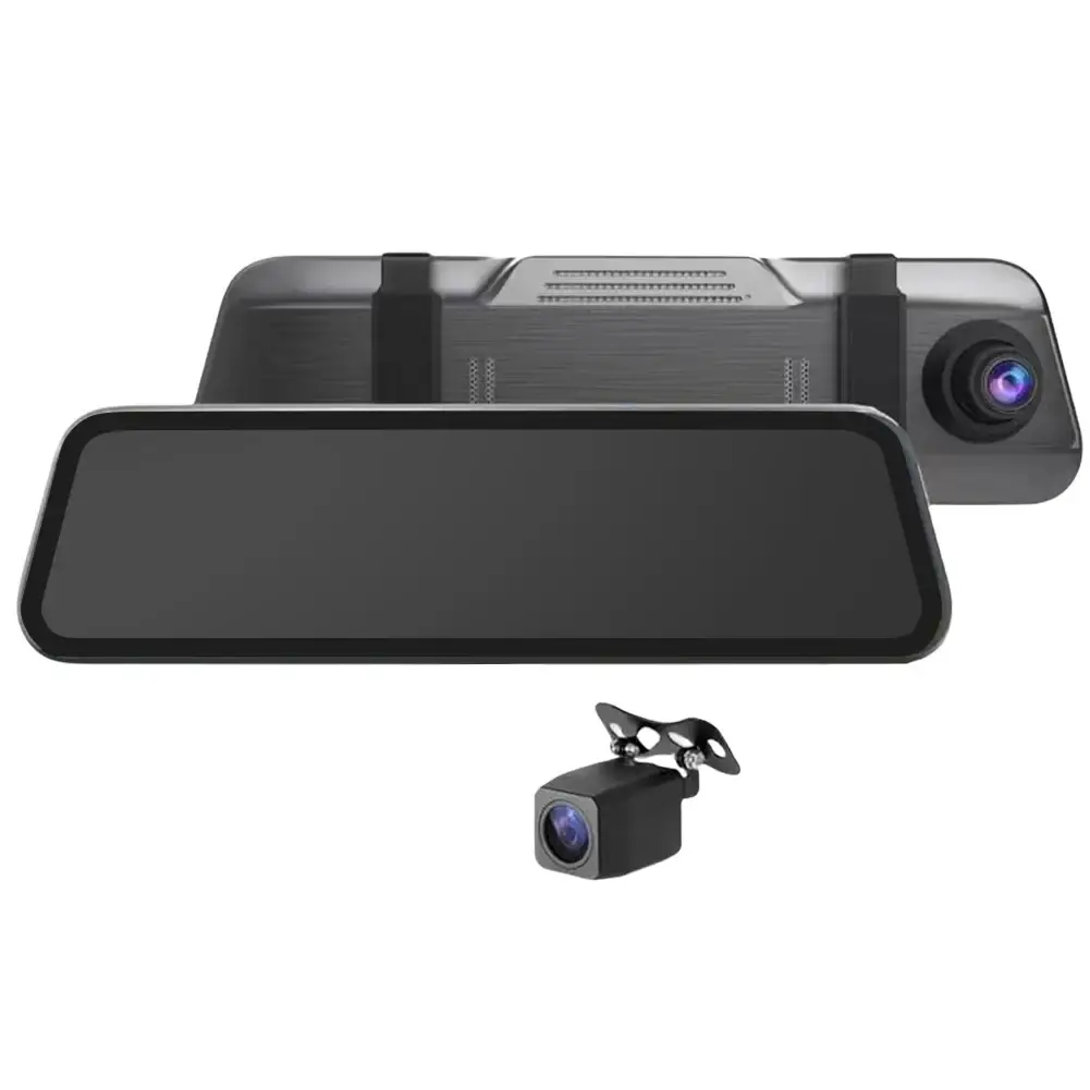 Відеореєстратор дзеркало L1056 2 камери 10'' touch AHD