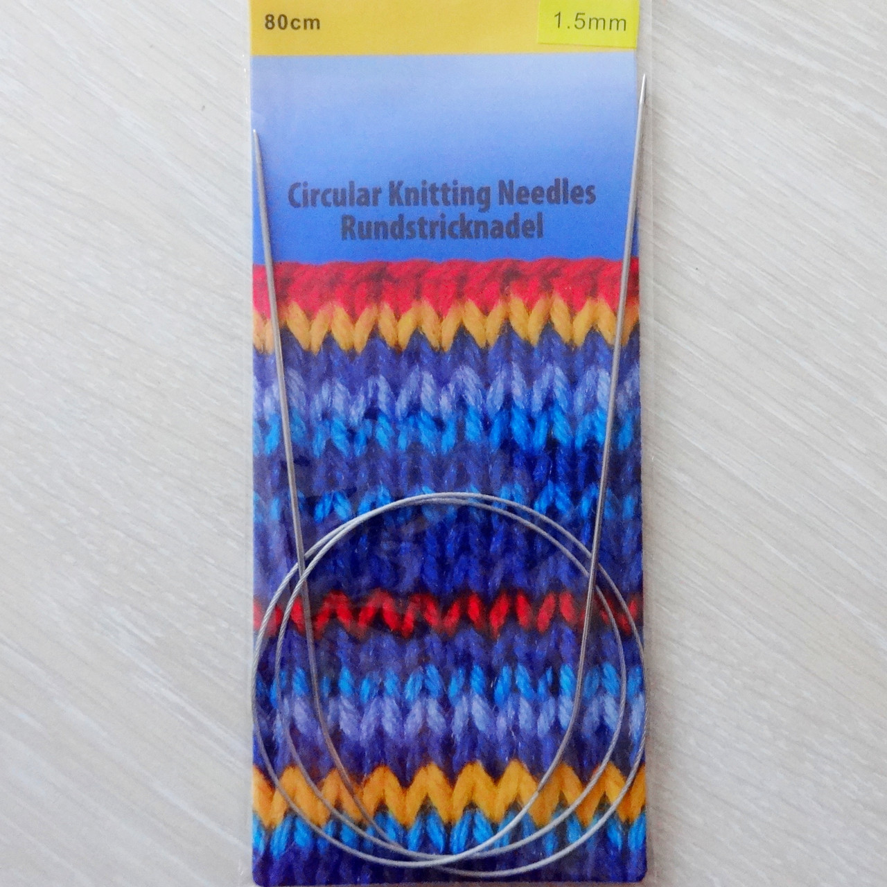 Спиці кругові №1.5 на волосіні 80 см, фото 1