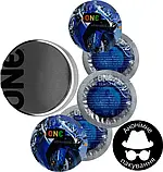 Презервативи One Color Sensation Adrenaline Rush Сині 5 шт у кейсі, фото 2