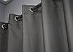 Комплект (2шт. 1,5х2,7м.) штор на люверсах із тканини блекаут "Midnight". Колір сірий. Код 1671ш 37-0208, фото 9