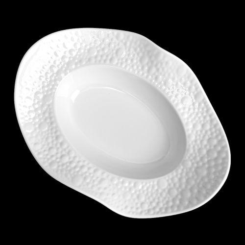 Блюдо порцеляна "Pimples" 26*18*8см, фото 1
