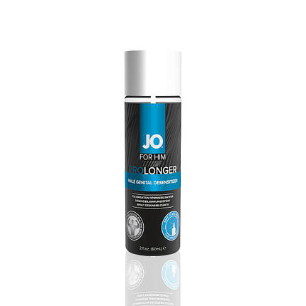 Пролонгувальний спрей System JO Prolonger Spray with Benzocaine (60 мл) не містить мінеральних олій, фото 1