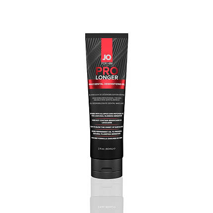 Пролонгер гель JO Prolonger Gel (60 мл) з олією перцевої м’яти, гвоздикового перцю та пачулів, фото 1