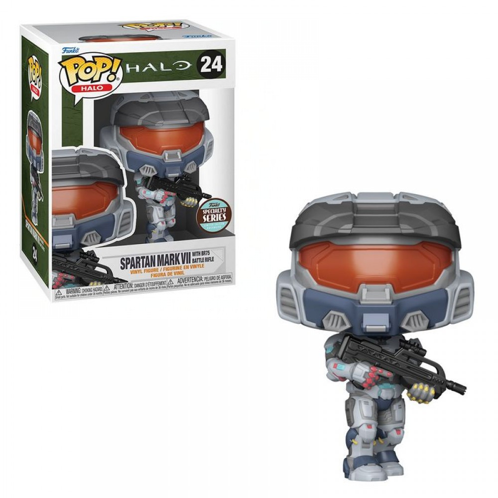 Фігурка Funko Pop Halo - Spartan Mark VII with BR75 Battle Rifle