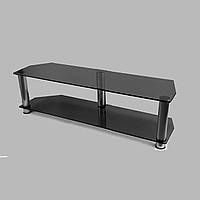 Тумба ТВ зі скла 1250х350х376 Commus Меридіан MX Mini gray-met