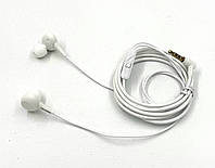 Проводные вакуумные наушники с микрофоном SUNPIN ES-05 Белые