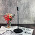 Чорний свічник на ніжці Короткий, фото 5