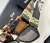 Жіночі сонцезахисні окуляри MissDi0r S1F gold Lux, фото 5