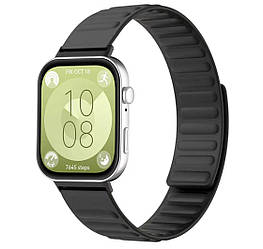 Силіконовий магнітний ремінець Primolux Magnet для смарт-годинника Huawei Watch Fit 3 / Fit 4 / 4 Pro - Black