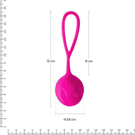 Вагінальні кульки Adrien Lastic Geisha Lastic Balls Mía Magenta (L), діаметр 4см, вага 42гр, фото 2