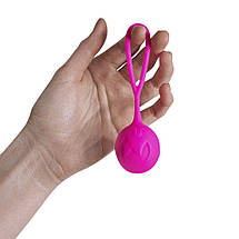 Вагінальні кульки Adrien Lastic Geisha Lastic Balls Mía Magenta (L), діаметр 4см, вага 42гр, фото 4