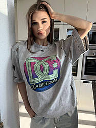 Футболка ТУРЕЧЧИНА варьонка , washed effect oversize