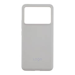 Чохол Liquid Silicone (AA) для Xiaomi Poco F6 Pro Колір 09.White