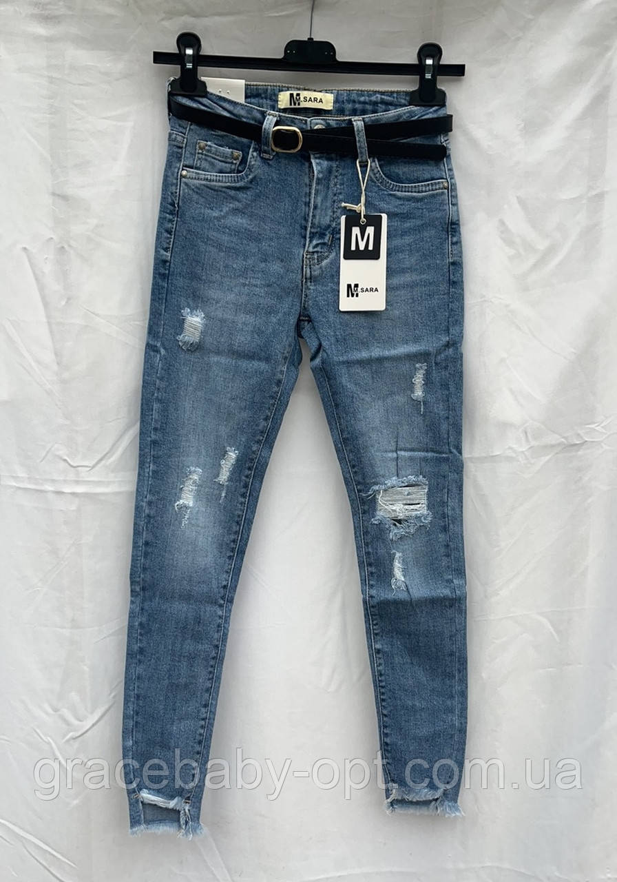 Джинси жіночі оптом, XS-XL pp., № Si-S6674-2, фото 1