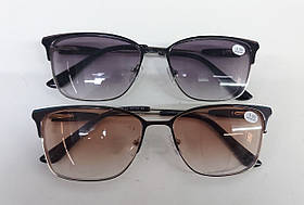 Окуляри для зору жіночі тоновані 24406 від +4,0 до -4,0