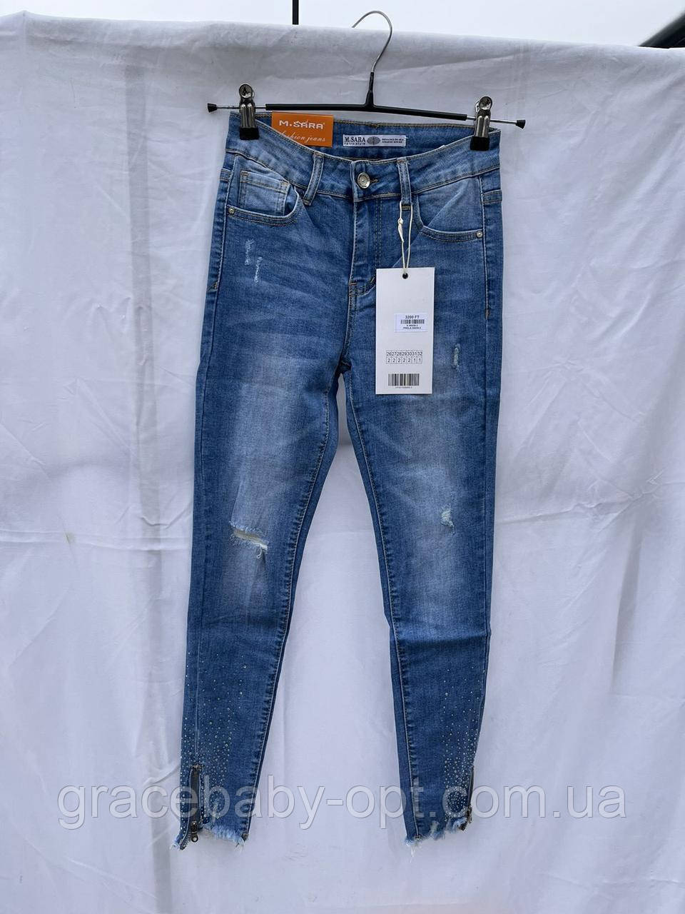 Джинси жіночі оптом, 26-32 pp., № Si-S6650-3, фото 1