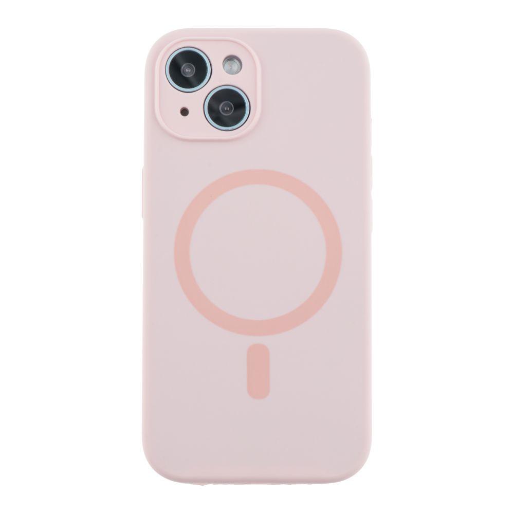 Чохол Glow Silicone Case Full Camera with Magsafe для iPhone 15 Колір Pink, фото 1