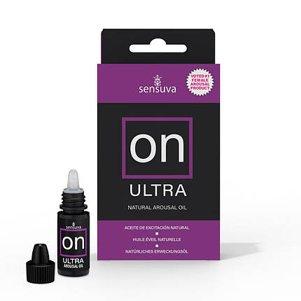 Збудливі краплі для клітора Sensuva - ON Arousal Oil for Her Ultra (5 мл) найпотужніші, до 45 хв., фото 1