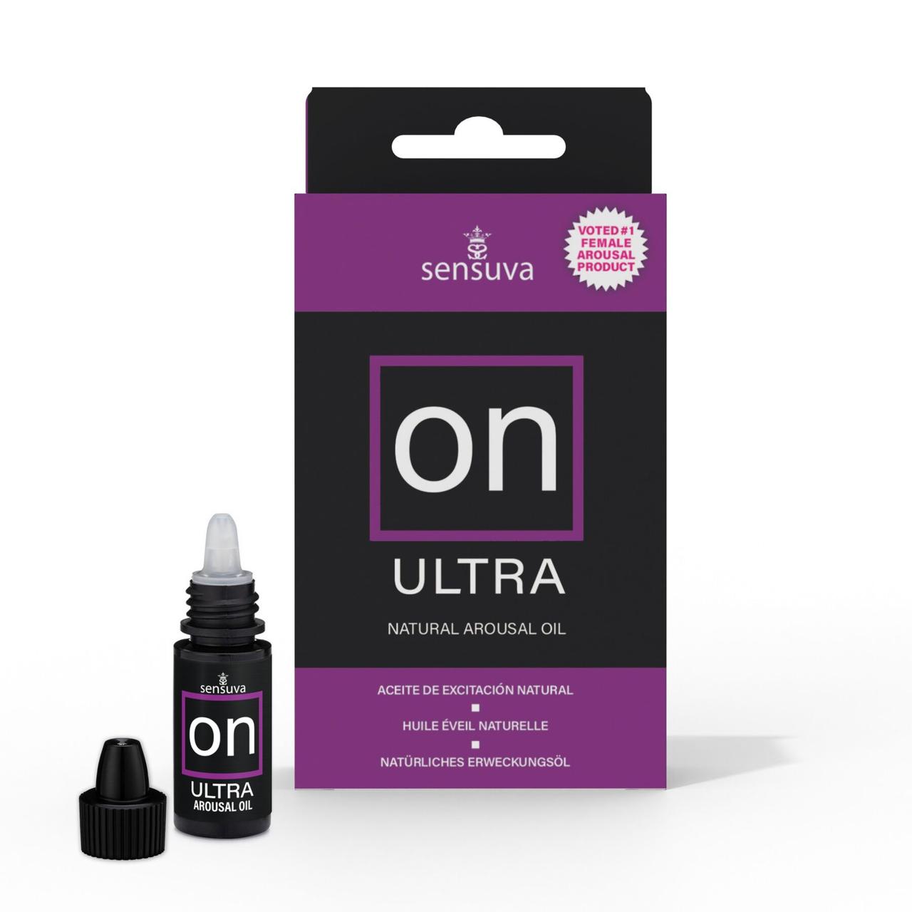 Збудливі краплі для клітора Sensuva - ON Arousal Oil for Her Ultra (5 мл) найпотужніші, до 45 хв.