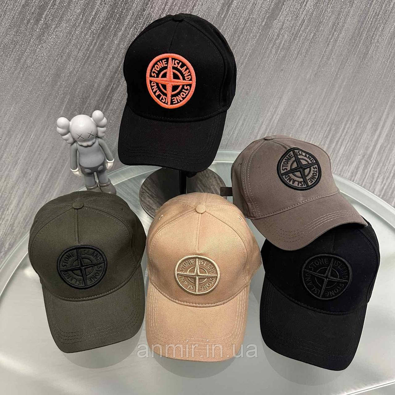 Кепка-трекер демісезонна котон STONE ISLAND розмір 56-58, кольору міксом