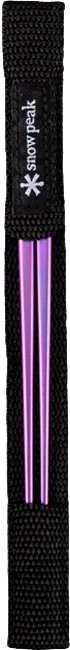Японські палички Snow Peak SCT-115-PL Titanium Chopsticks к:purple