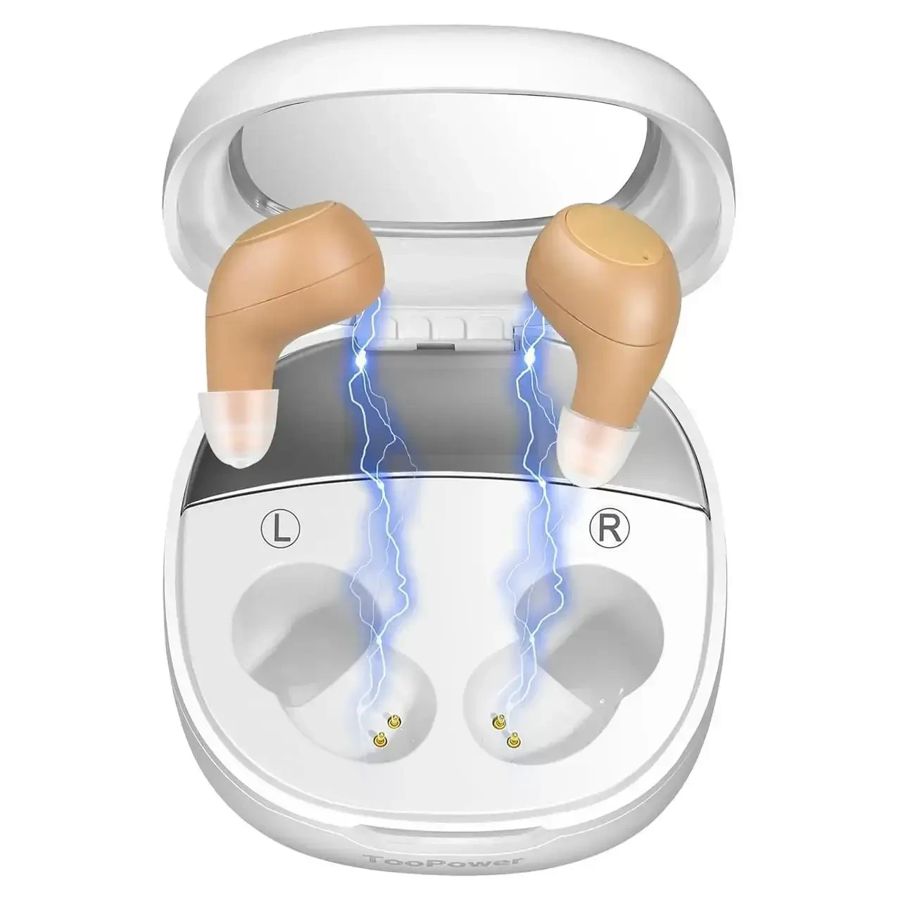 TooPower TM-1122 - Слуховий апарат, аудіопідсилювач звуку, невидимий, перезаряджальний, 5 режимів гучності, фото 1