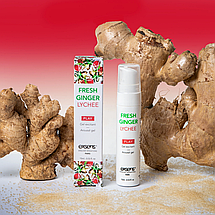 Стимулюючий гель EXSENS Kissable Fresh Ginger Litchi 15мл, можна для поцілунків, охолоджувальний, фото 5