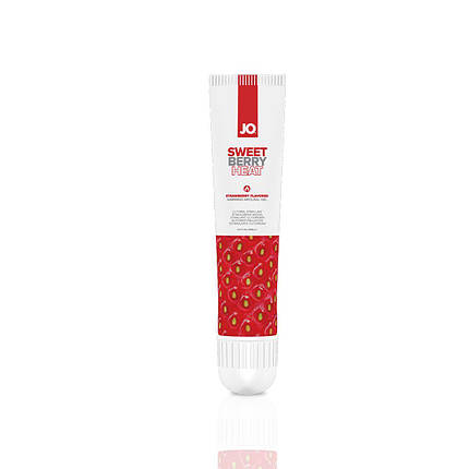 Гель для клітора System JO - Sweet Berry Heat (10 мл), можна для поцілунків, вібрація з розігрівом, фото 1