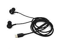 Проводные наушники с микрофоном SUNPIN ES-03 с разъемом Type C Черные