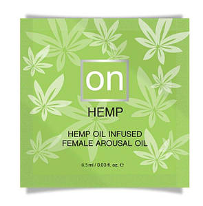 Пробник збудливої олії Sensuva - ON for Her Hemp Infused Arousal Oil (0,5 мл)