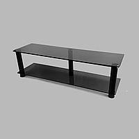 Тумба ТВ зі скла 1250х350х376 Commus Аскет MX  Mini gray-BL