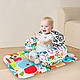 Дитячий розвивальний інтерактивний килимок SDZ-1817 музичний піаніно з дугою і брязкальцями для немовлят, фото 4