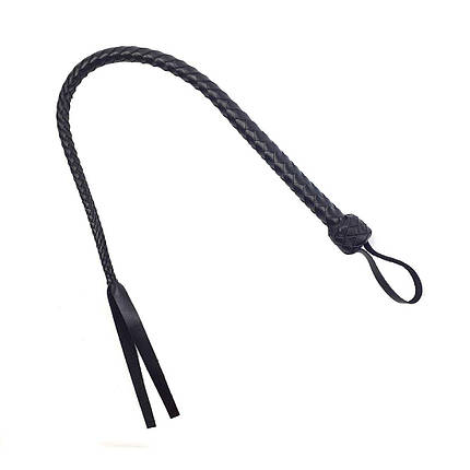 Пльотка гнучка Снейк, натуральна шкіра, колір чорний SO5177, фото 1