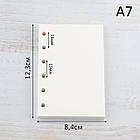 Блок паперу для планера А7 слонова кістка клітинка 100 аркушів BDP054, фото 2