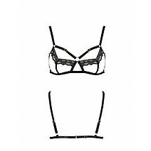 Бюстгальтер-стріли з мереживом SOLON BRA black XXL/XXXL — Passion Exclusive, фото 6