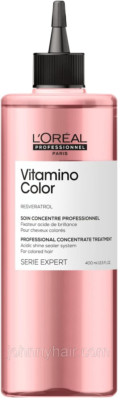 Концентрат для сяяння кольору фарбованого волосся Vitamino Color L'Oreal Professionnel 400 мл, фото 1
