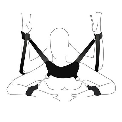 Набір для фіксації BDSM Bondage Fetish Girl Simple SO5167, фото 2