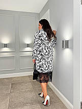 Стильна жіноча сукня, тканина "Креп/Софт" 54, 56, 58, 60, 62, 64 розмір 54, фото 3