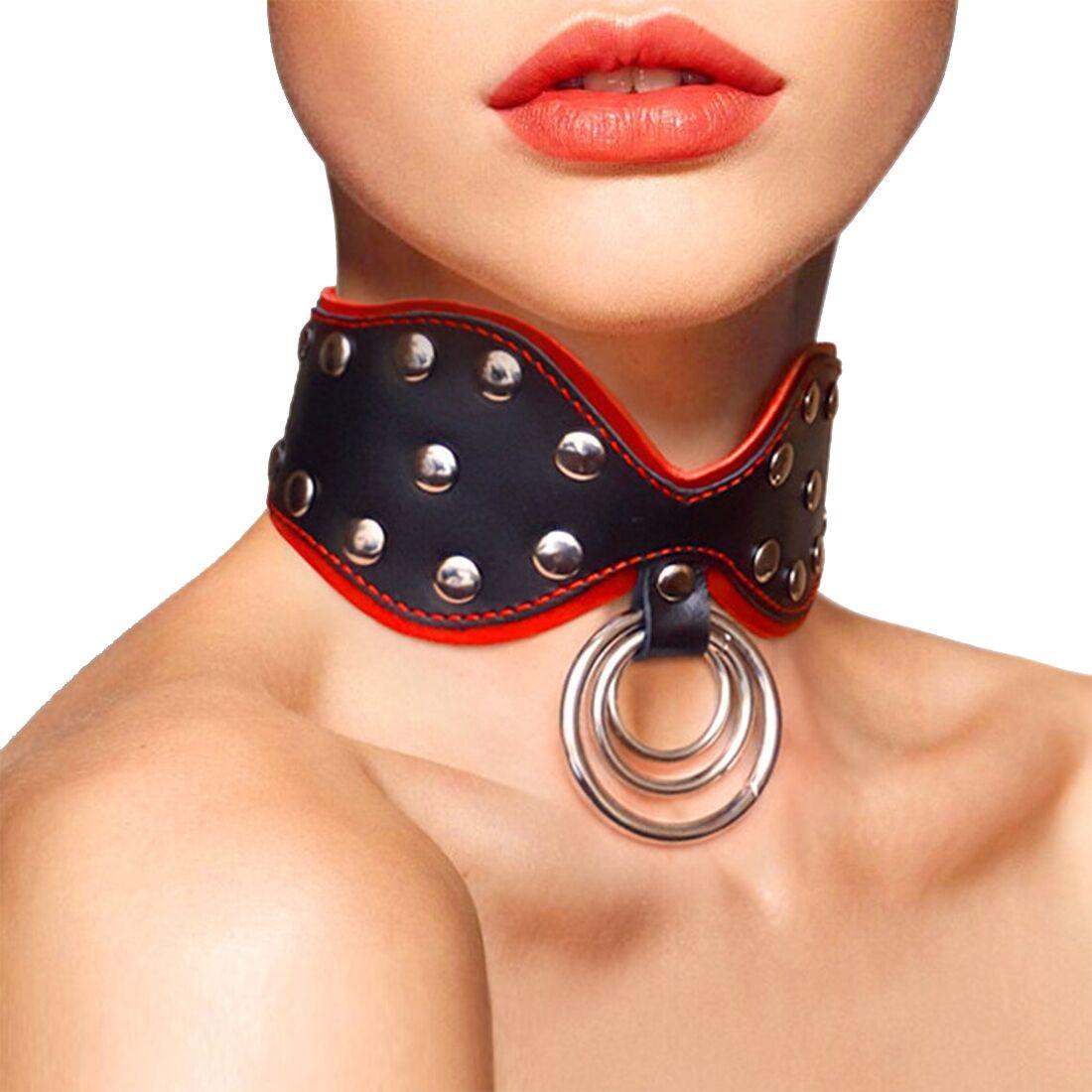 Нашийник з натуральної шкіри Art of Sex - Collar Butterfly SO5180