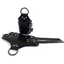 Манжети для підвішування за руки Kinky Hand Cuffs For Suspension з натуральної шкіри, колір чорний SO5183, фото 2