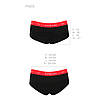 Трусики-шортики Passion PS003 PANTIES L, black, фото 6