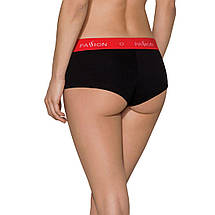 Трусики-шортики Passion PS003 PANTIES XL, black, фото 2
