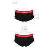 Трусики-шортики Passion PS003 PANTIES XL, black, фото 6