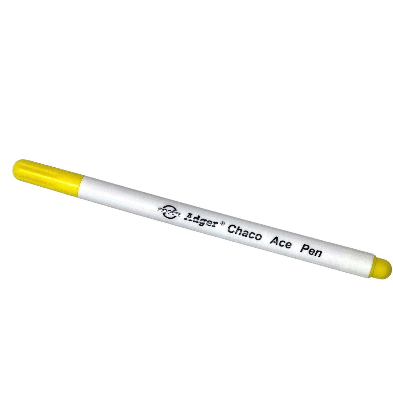 Маркер самозникаючий Adger жовтий (7108), фото 1