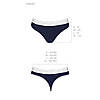 Спортивні трусики-стрінги Passion PS007 PANTIES L, navy blue, фото 6