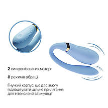Вибратор Zalo - Fanfan Royal Blue, фото 6