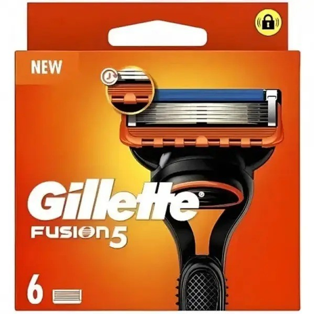 Змінні касети Gillette Fusion 5 (6 шт.) 02435
