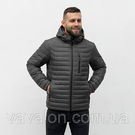Куртка демісезонна Vavalon KD-908 Armygrey, фото 1