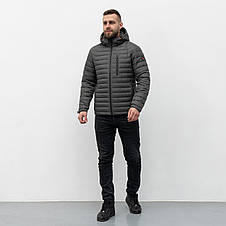 Куртка демісезонна Vavalon KD-908 Armygrey, фото 4